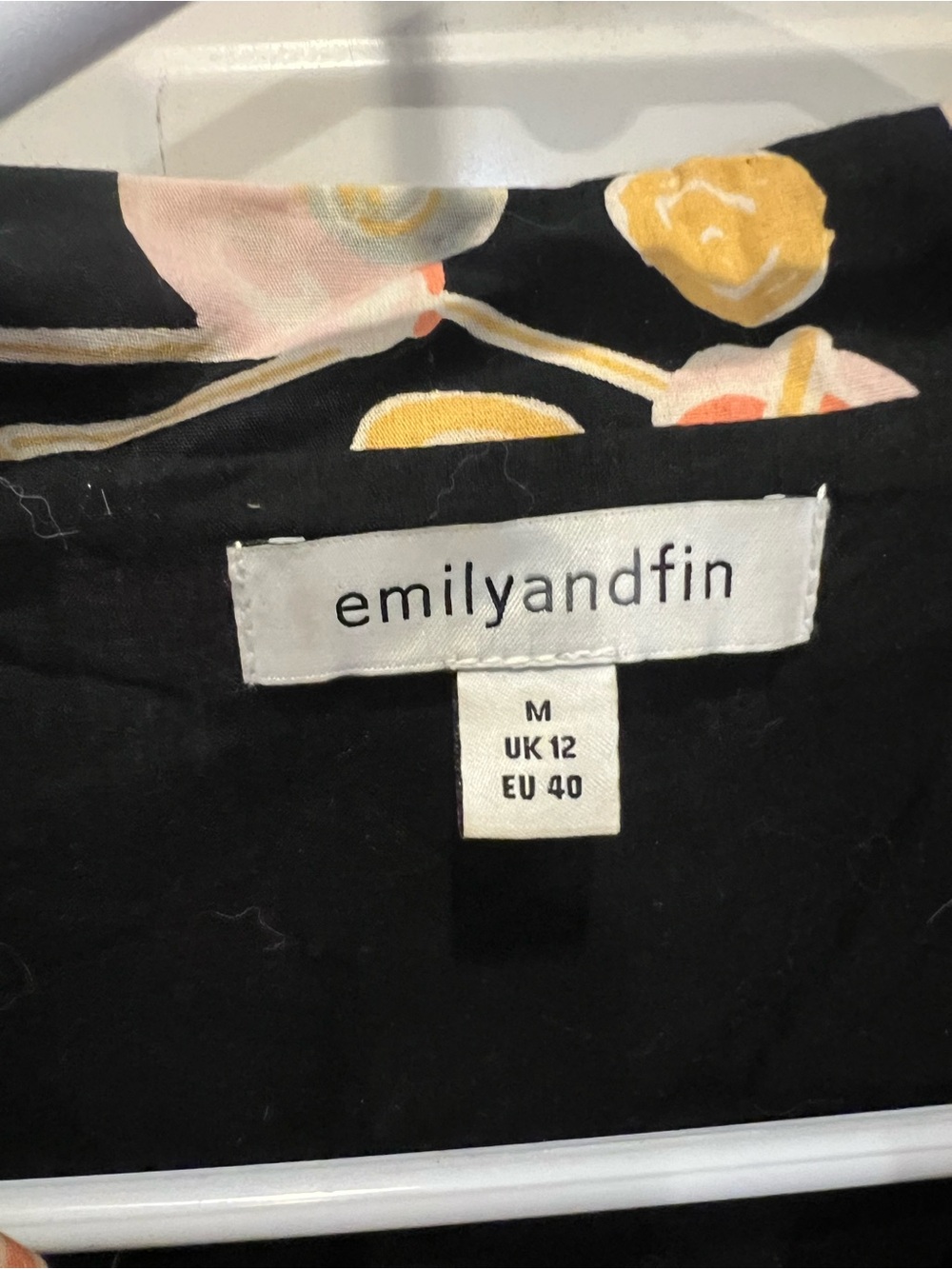 Emily and Fin Black Lollipop Women's Dress - Medium